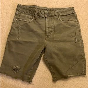 American Eagle Ne(x)t Level Ripped Denim shorts
